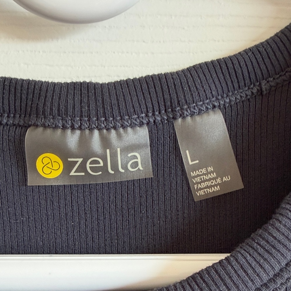 Zella Gray Sleeveless Pocket Mini Dress - Picture 2 of 9